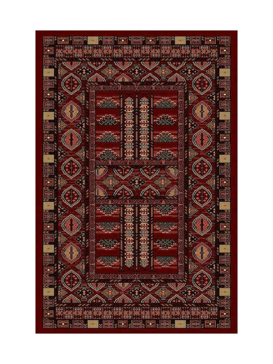 Newplan 2273A Rug Rectangular with Fringes Brown Klassik