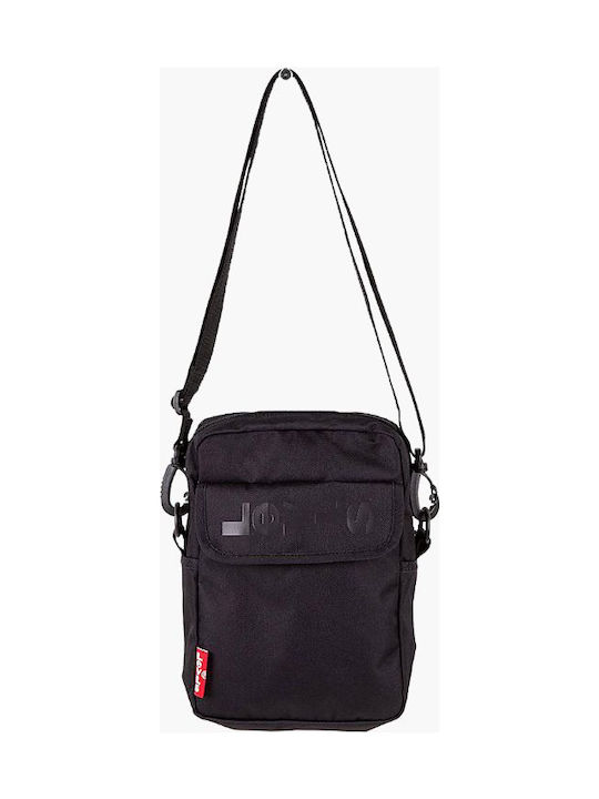 Levi's Ανδρική Τσάντα Ώμου / Χιαστί σε Μαύρο χρώμα