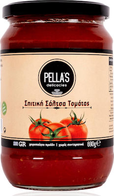 Pella's Delicacies Σάλτσα Μαγειρικής Ντομάτας Κλασική Παραδοσιακή 690gr