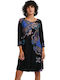 Washintong Rochie Mini Neagră