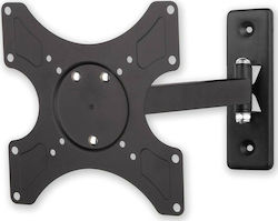 Techly ICA-LCD 2901 TV Wall Mount with Extension Arm Until 37" and 25kg Black