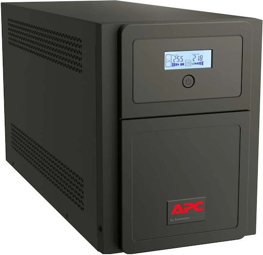APC Easy UPS SMV 750VA Line-Interactive 525W with 6 IEC Power Plugs