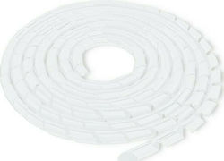 Qoltec Cable Spiral Cable 20mm 10m Transparent