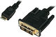 LogiLink 2m DVI-D male to mini HDMI male Cable Black (CHM004)