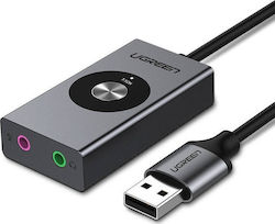 Ugreen External USB 7.1 Sound Card Silver (50711)