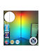 GloboStar LED Floor Lamp H200cm. with RGBW Light 150lm Black