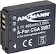 Ansmann Μπαταρία Φωτογραφικής Μηχανής A-Pan CGA-S007 5022963 Ιόντων-Λιθίου (Li-ion) 800mAh Συμβατή με Panasonic