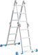 Bormann Pro BHL5040 Multipurpose Ladder 4x3 with Maximum Height 3.46m