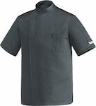 Egochef Ottavio Chef Short Sleeve Microfiber Jacket Gray