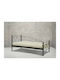 Bilia Sofa Bed Bed Half-Double Metal Recliner Suitable for Mattress 110x190cm