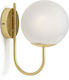 La Redoute Interieurs Modern Lamp Wall with Socket E14 Gold 25cm