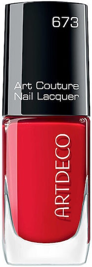 ArtDeco Art Couture Lacquer Glossy Βερνίκι Νυχιών 673 Red Volcano 10ml