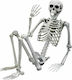 Ανθρώπινος Σκελετός 45x170 cm Αποκριάτικο Αξεσουάρ Λευκό με Θέμα Τρόμου