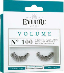 Eylure Volume Ψεύτικες Βλεφαρίδες 100 σε Μαύρο χρώμα Kit