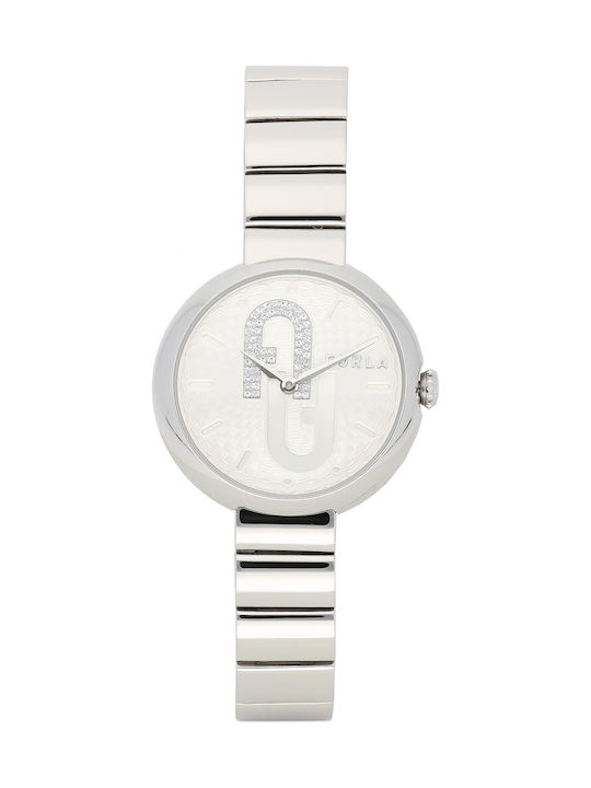 Furla Cosy Damen Uhr mit Silber Metallarmband