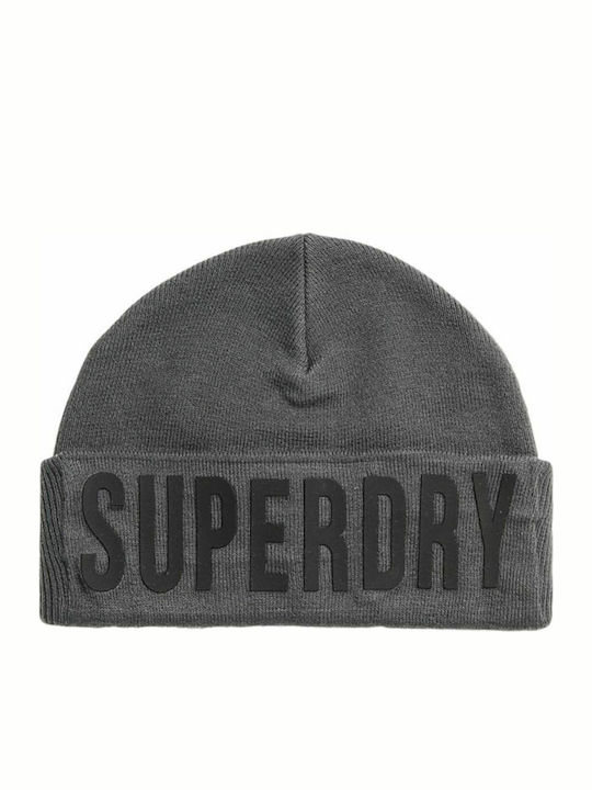 Surplus Silicone Beanie Beanie Knitted in Gray color