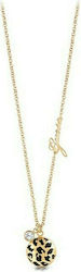 Guess Women's Gold Plated Steel Necklace UBN29112