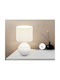 Eglo Bellariva Ceramic Table Lamp for Socket E27 with White Shade and Base