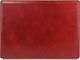 Tuscany Leather Σουμέν Μονό Δερμάτινο Κόκκινο 55x40cm