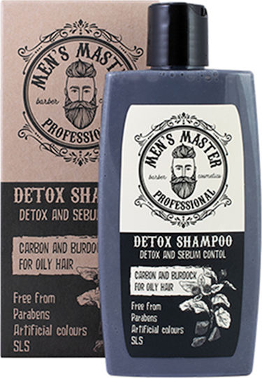 Rosa Impex Men's Master Detox Shampoos gegen Schuppen & Haarausfall für Alle Haartypen 260ml