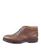 Damiani Men's Leather Boots Cognac