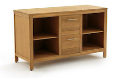 La Redoute Interieurs Charon Έπιπλο Μπάνιου Badezimmerschrank B130xT50xH76cm Braun