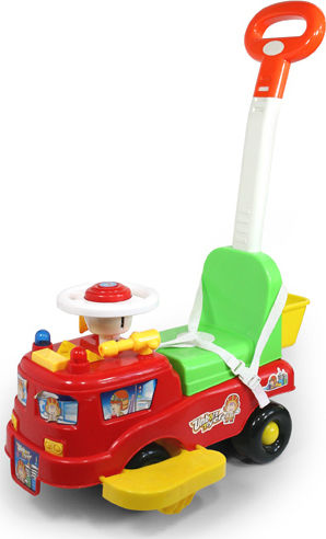 Avra Toys Car Ride On with Parental Handle for 12+ Months Multicolour
