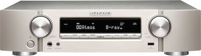 Marantz NR1711 Amplificator Home Cinema cu Radio 4K/8K 7.2 Canale 50W/8Ω 90W/6Ω cu Dolby Atmos Argint