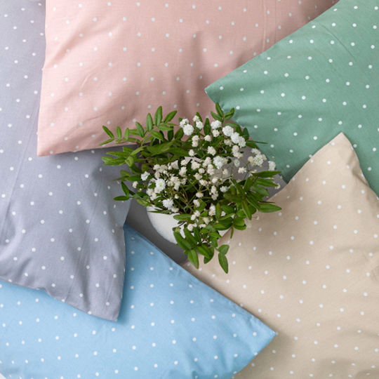 Borea Sheet Super-Double 220x240cm. Mix & Match Polka Dot Gray