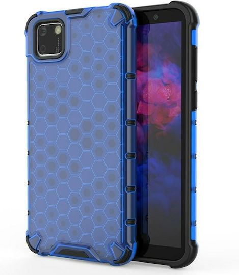 Hurtel Honeycomb Back Cover Πλαστικό Μπλε (Huawei Y5p)