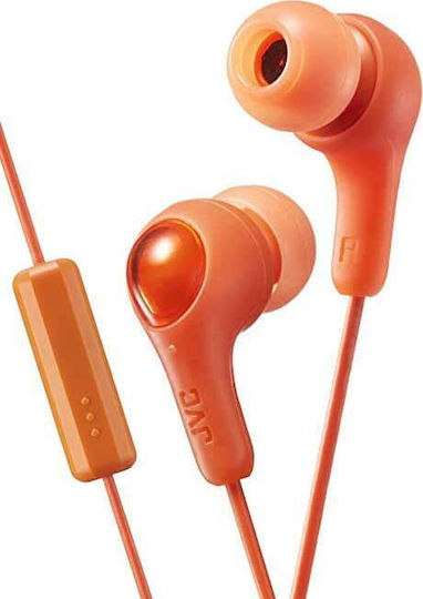 JVC HA-FX7 Gumy Plus In-ear Handsfree Headphones with Connector 3.5mm Orange