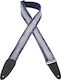 Levys MC8DS 2" Distressed Cotton Guitar Strap Ζώνη για Κιθάρα Μπλε