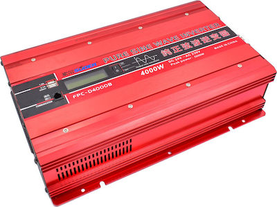 Suoer FPC-D4000B Inverter Καθαρού Ημίτονου 4000W 24V Μονοφασικό