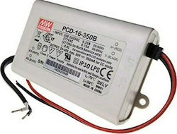 Mean Well Dimmable Τροφοδοτικό LED 2τμχ PCD-16-350B Mean Well Dimmable Τροφοδοτικό LED 2τμχ PCD-16-350B