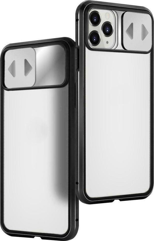 Wozinsky Full Cover Case with Camera Slider Clear / Black