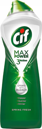 Cif Max Power 3 Action Κρέμα Καθαρισμού Γενικής Χρήσης Spring Fresh 101kg