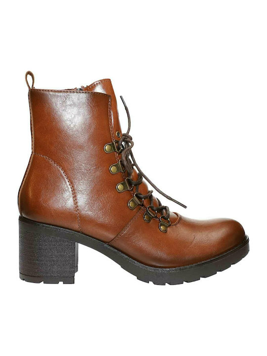 Envie Shoes Women's Ankle Boots with Medium Heel Tabac Brown