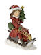 Iliadis Christmas Figure Sleigh Red Height 12cm
