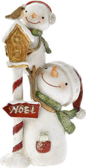 Iliadis Christmas Χιονάνθρωπος Figure Multicolour 14x6x6cm