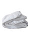 Melinen Duvet Queen with Microfiber Filling 220x240cm Stripes Basics White 200 GSMGsm 9 togs Togs