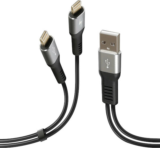 Lampa USB-A zu Lightning Kabel Schwarz 1m (L3869.8)