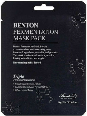 Benton Fermentation Pack Mască de Față pentru Reparare / Hrănitor 20gr