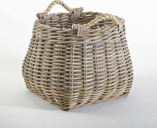 La Redoute Interieurs Armaure Декоративна кошница Ратан с дръжки Beige 41x41x46бр