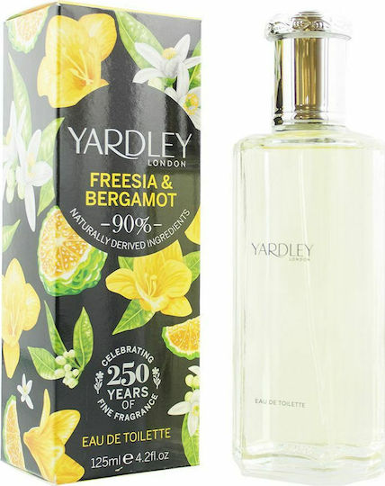 Yardley Fresia & Bergamot Eau de Toilette 125ml