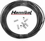 Hannibal fishing line Soft Black 1.5mm (10 meters)