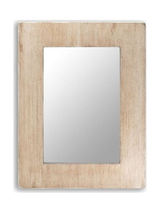 Artekko Wall Mirror with Gold Wooden Frame 86x65cm 1pcs