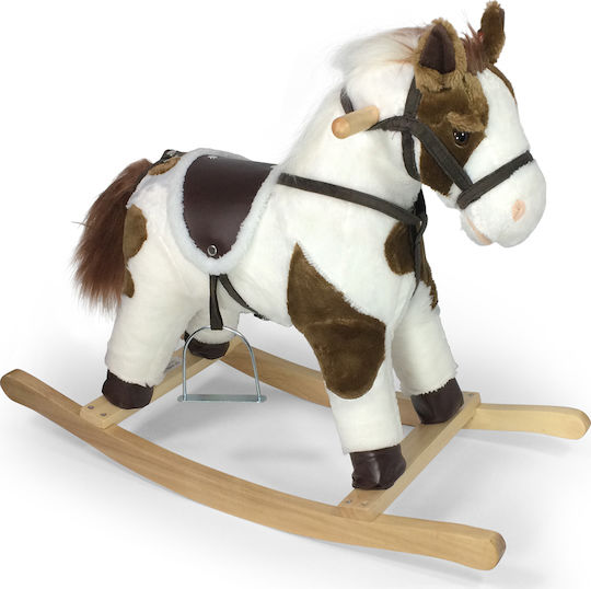 Avra Toys Ντόλυ Κουνιστό Παιχνίδι Αλογάκι με Ήχους Λευκό