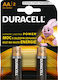Duracell Αλκαλικές Μπαταρίες AA 1.5V 2τμχ