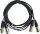 Hilec CL-2XM2XF/1.5 Cablu XLR de sex masculin -...