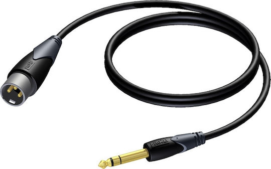 Procab Cable XLR male - 6.3mm male 1.5m (CLA724/1.5)